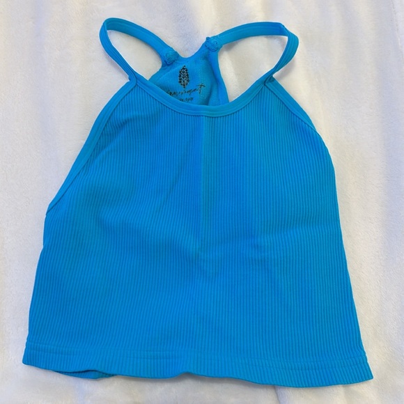 Blue free people movement biker short set - Picture 3 of 3